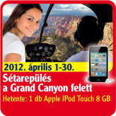 2012. április 1-30. Sétarepülés a Grand Canyon felett